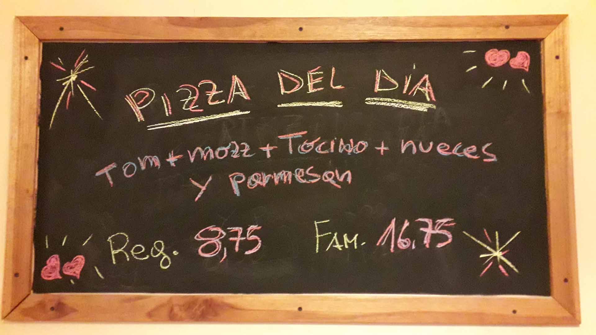 Pizza of the day