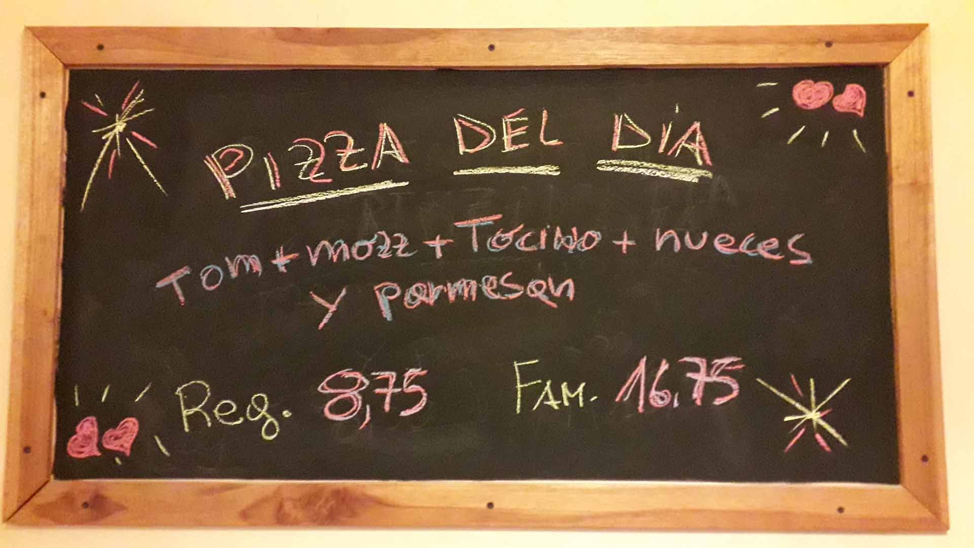 Pizza del dia